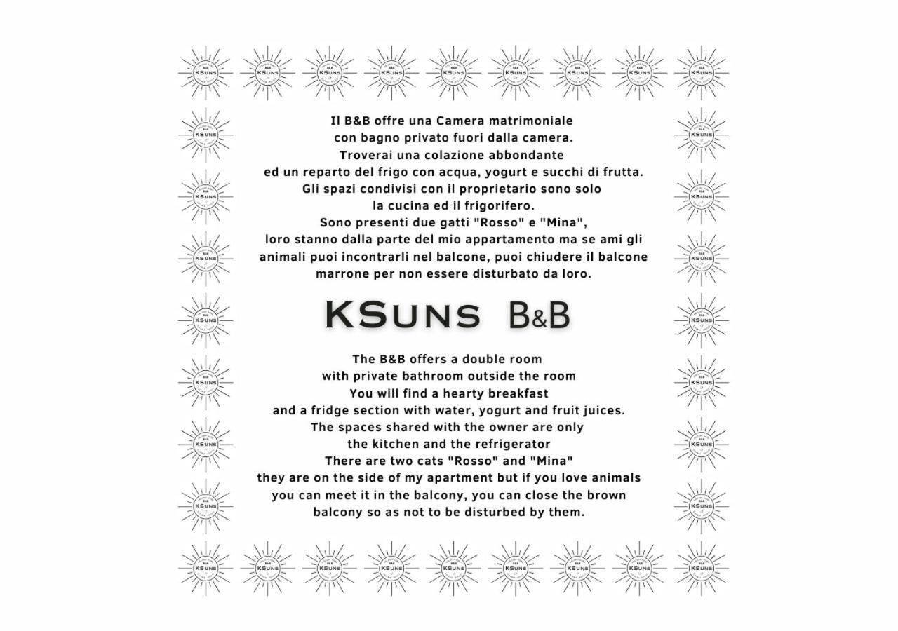 Bed and Breakfast Ksuns à Catane Extérieur photo